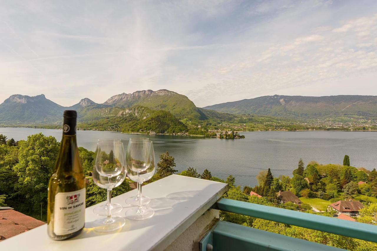 L'Hermitage, 3 Appartements Avec Terrasse, Vue Lac, Parking Et Piscine, Lla Selections By Location Lac Annecy Talloires Ngoại thất bức ảnh