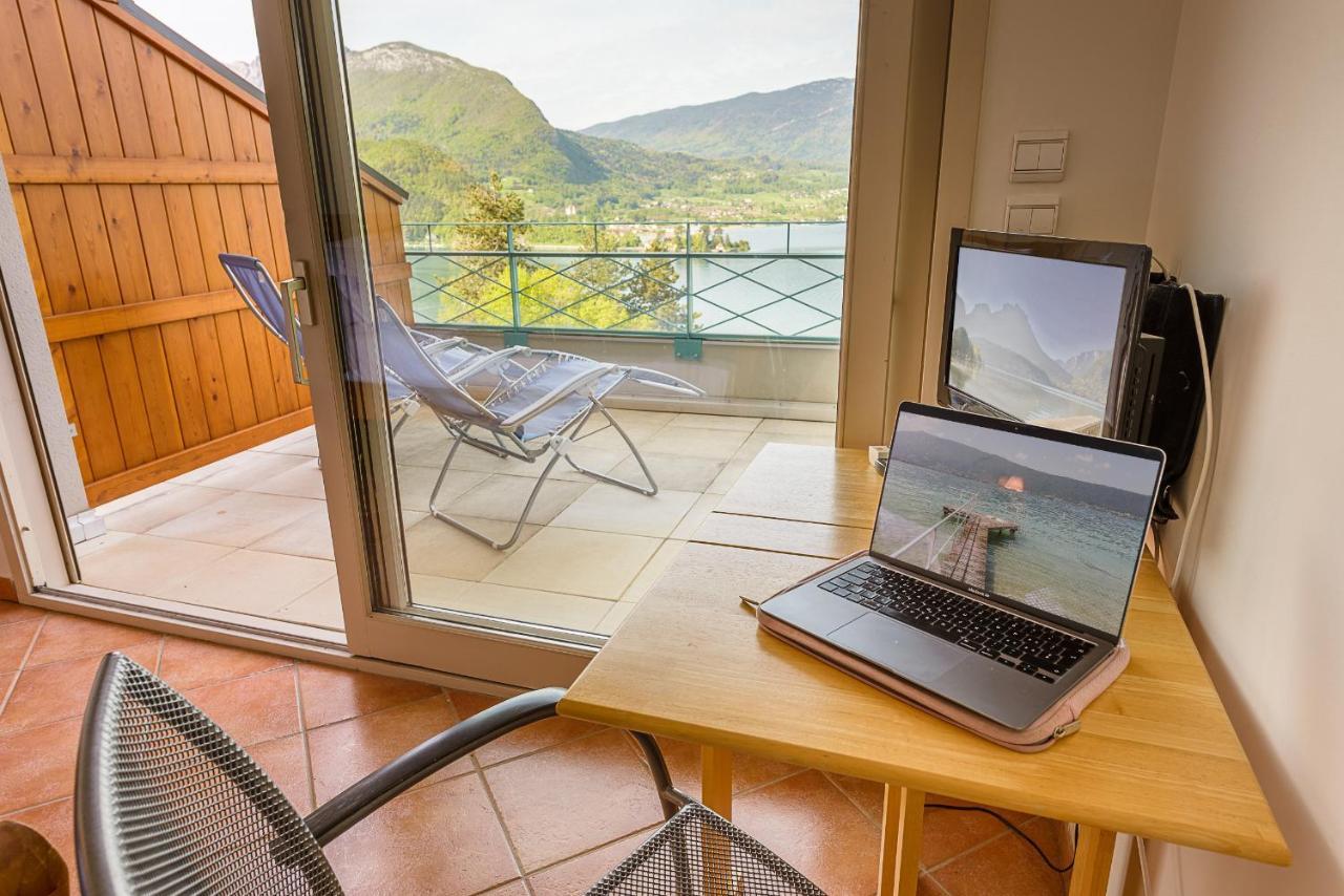 L'Hermitage, 3 Appartements Avec Terrasse, Vue Lac, Parking Et Piscine, Lla Selections By Location Lac Annecy Talloires Ngoại thất bức ảnh